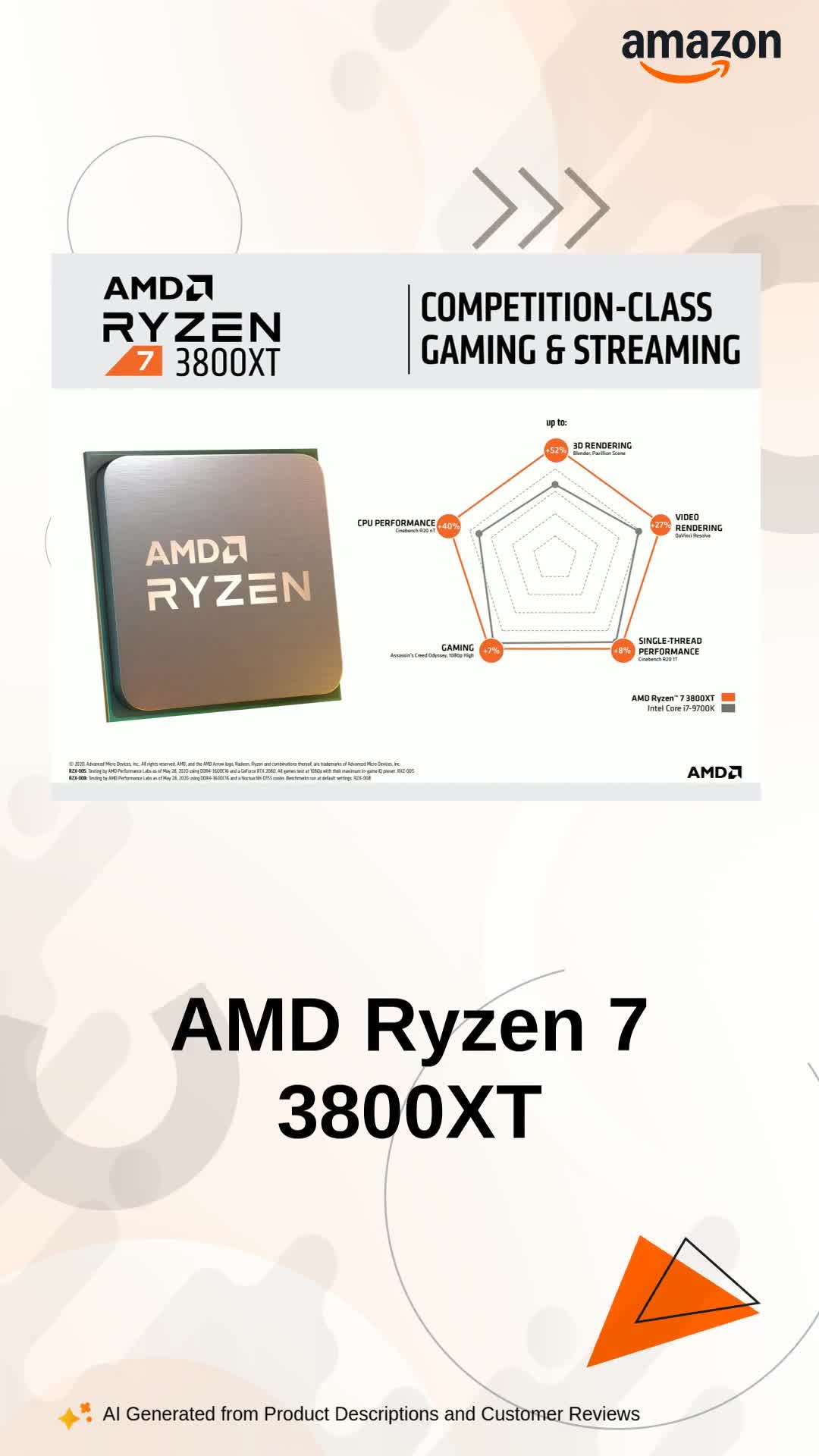 AMD Ryzen 7 3800XT Desktop Processor
