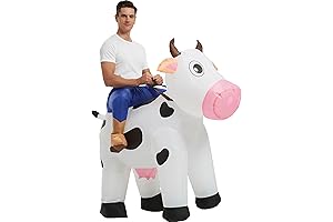 Cow Rider Inflatable Costume for Halloween