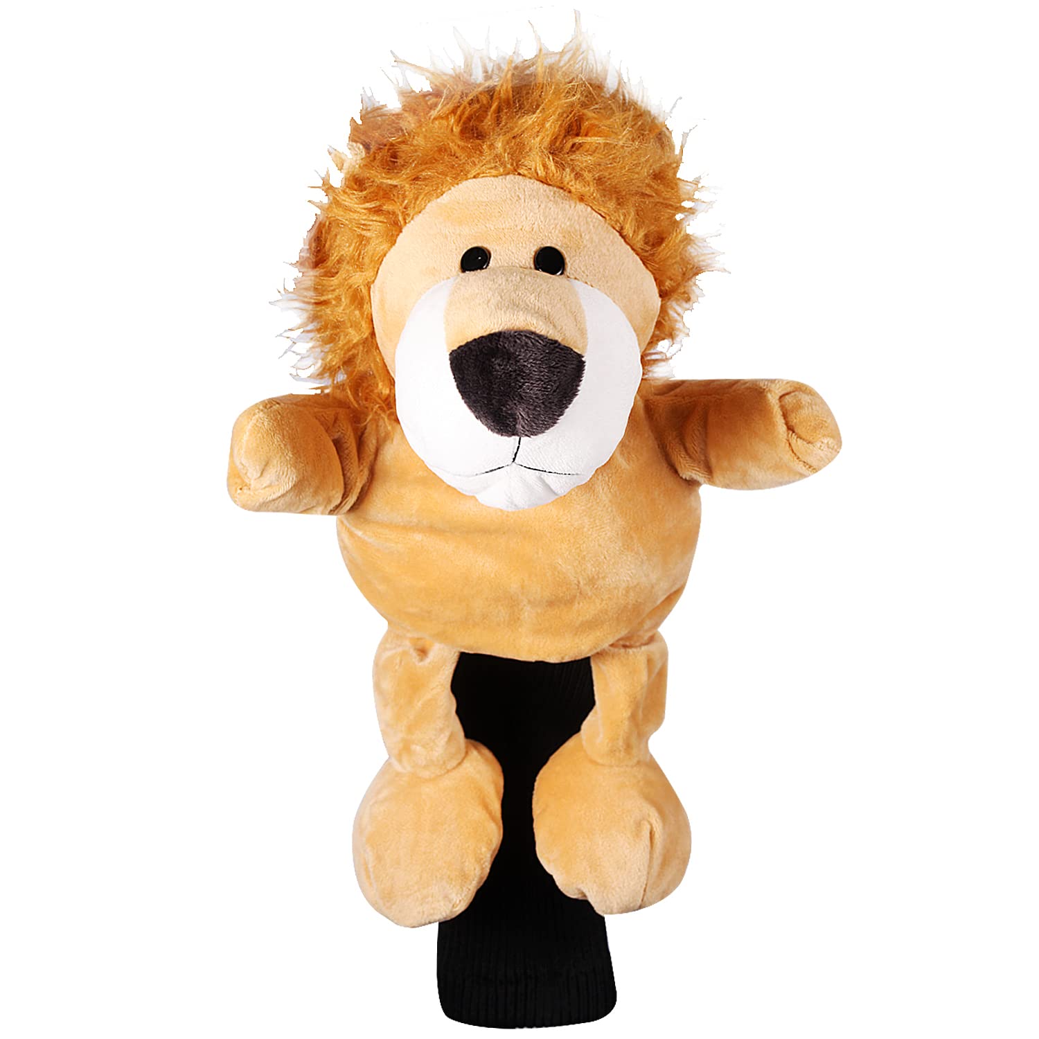 SHABIER Plush Novelty Animal Golf Driver Head Cover for 460cc Head Club (Lion)