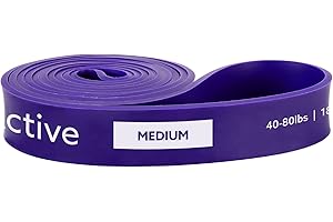 3DActive Pull Up Assist Band. Strength Band for Exercise & Stretching