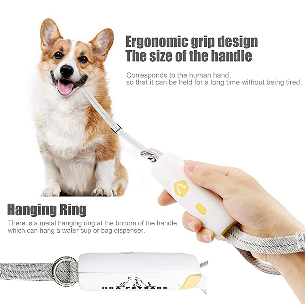 H&A Petcare Leads for Small And Medium Dogs Short Lead for Puppy 6ft Chew Proof Dog Lead, Anti-Lost Dog Leashes(White) - Image 2