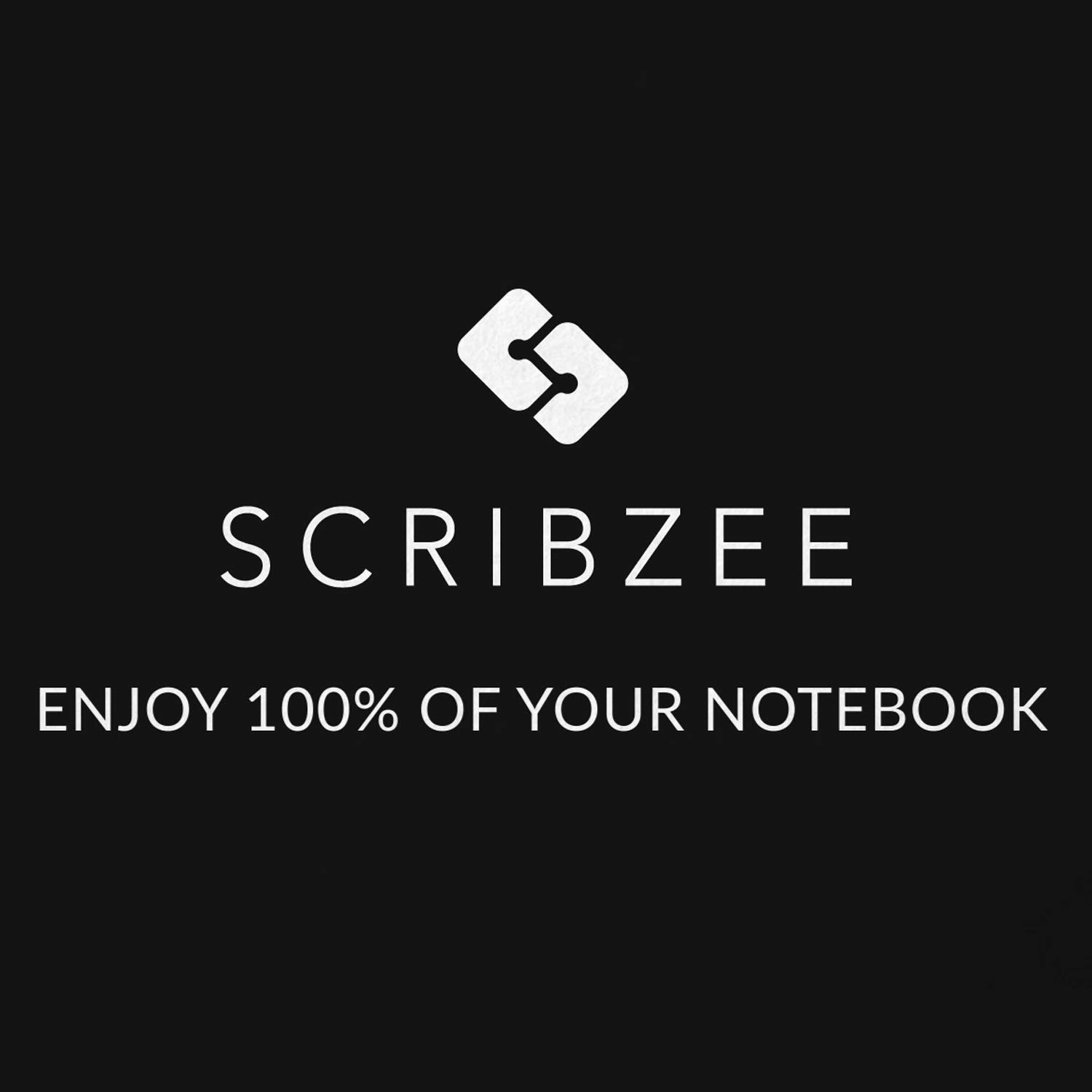 Black n' Red Notebook, Durable Hardcover, Premium Optik Paper, Scribzee App Compatible, Environmentally Friendly, Spiral Binding, 8-1/4" x 5-1/4", 70 Double-Sided Ruled Sheets, (Pack of 2)