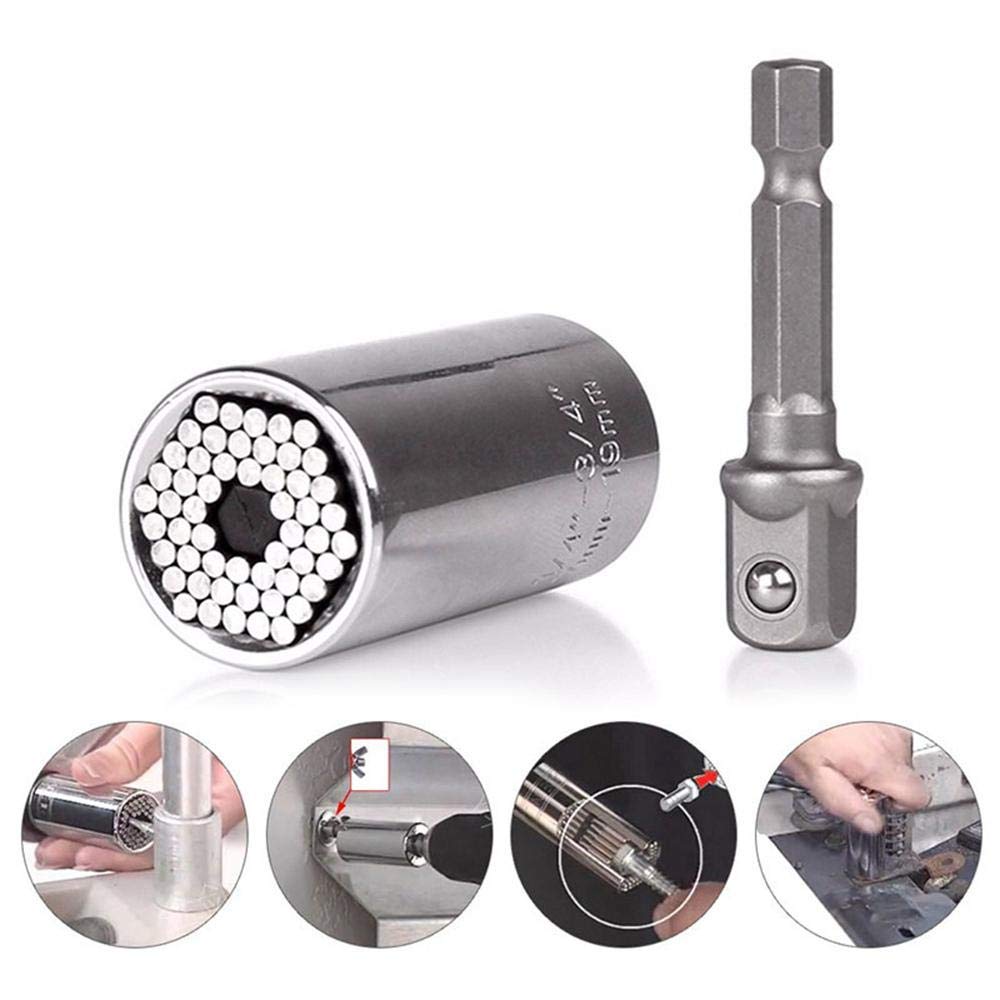 Buy Universal Socket Wrench Set Universal Socket Wrench Power Drill Adapter Set Tool for