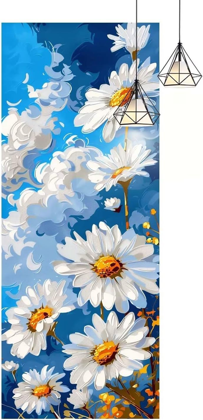 ダイヤモンドアート 四角いビーズ デイジー 花 刺繍キット だいやもんどあーと 大型 全面貼り付けタイプ ハンドメイド モザイクビー