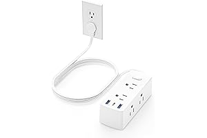 Sleek Outlet Cover Extension Cord