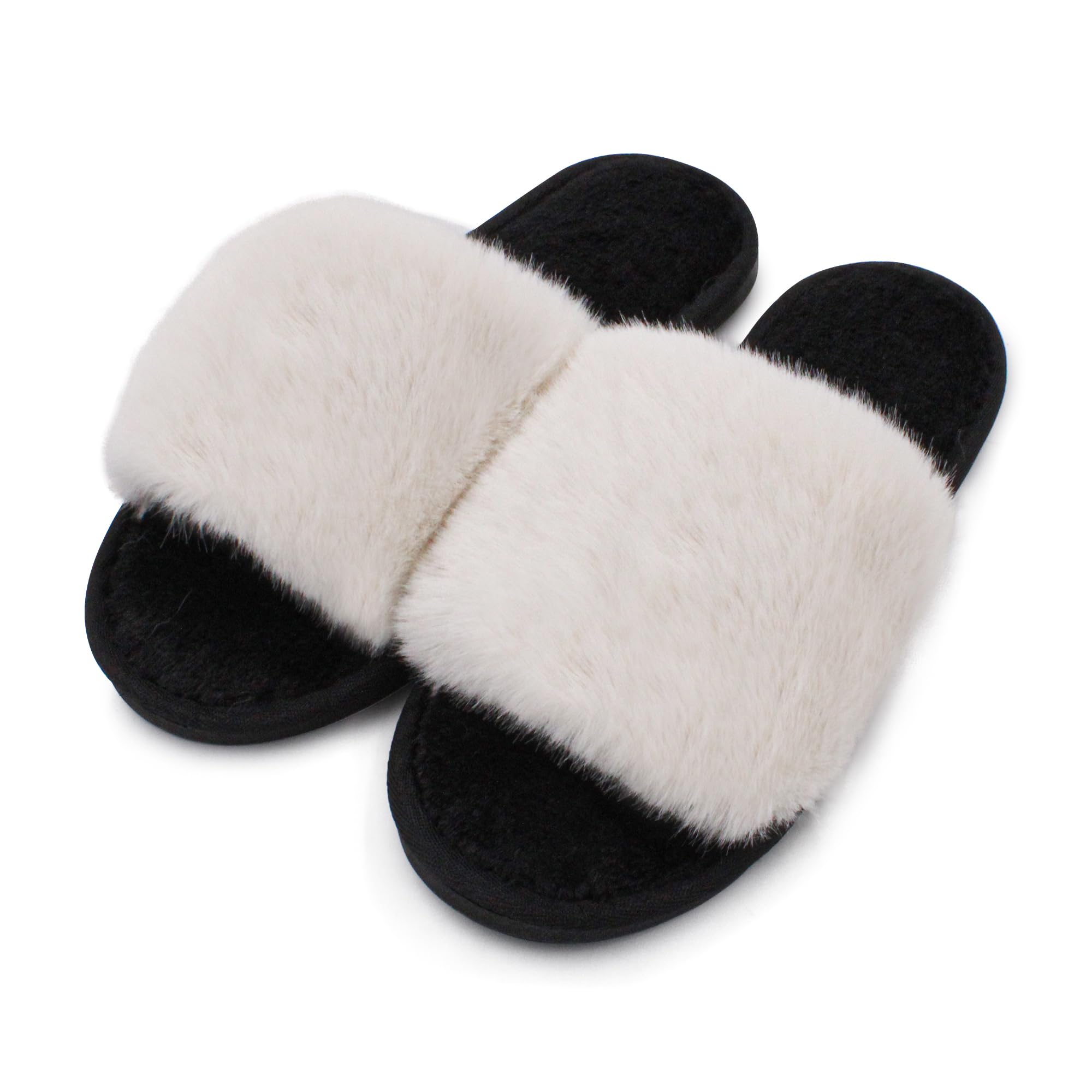 Fur Design Comfortable | Anti Skid Warm Lightweight Winter Slipper For Girls and Womens House Chappal-image-39