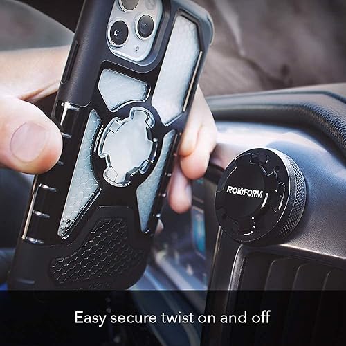 Miniatura 8 de Rokform - Funda de cristal para iPhone 13 Pro + soporte de aluminio para teléfono RokLock