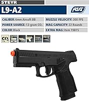 Vista 2 de ASG Steyr L9-A2 – Pistola de aire con retroceso CO2 Airsoft y cargador