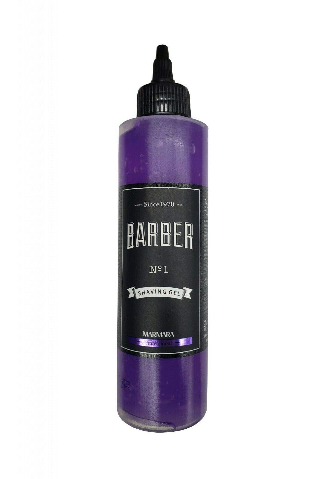 Marmara Barbar Shaving Gel Men 250 ml żel do golenia dla mężczyzn, niepieniący, precyzyjne golenie konturów brody z każdym ostrzem, do golenia dla mężczyzn (Shaving Gel nr 1)