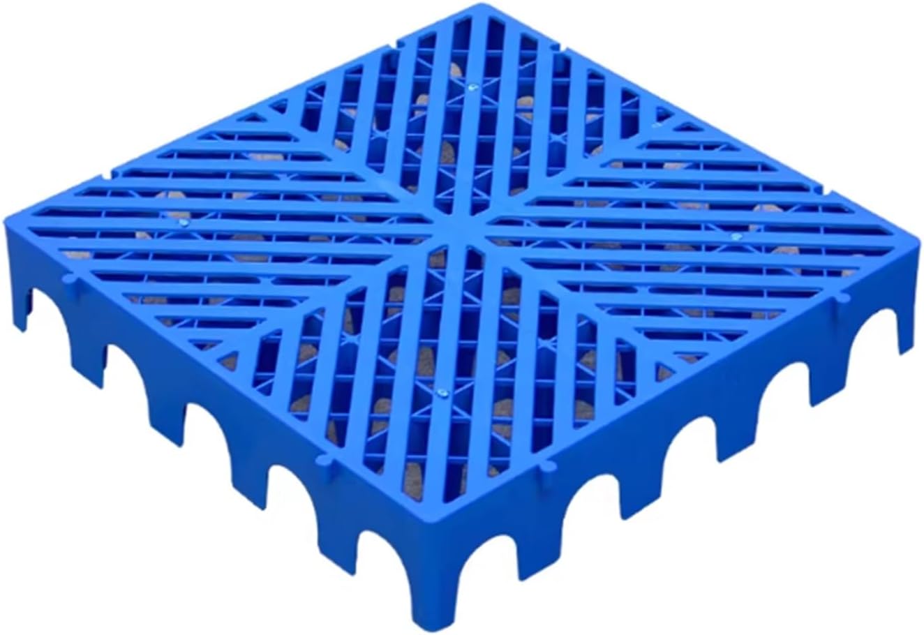 Plastic Pallet, Easy to Splice Lightweight Shipping Grid Pads, Thicken Storage Floor Tray for Warehouses Factory Workshop Kitchen Pet