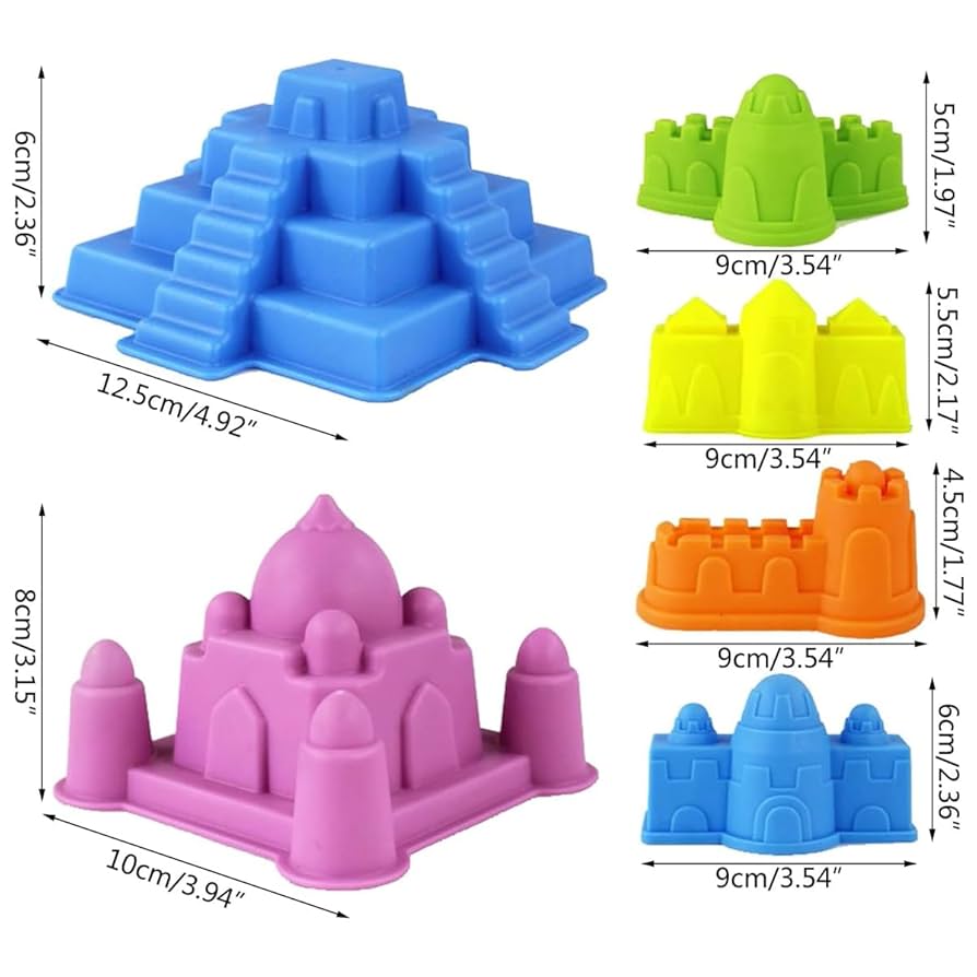 Amazon.co.jp: 5PCS 砂場セット 砂の城構築キット ビーチ