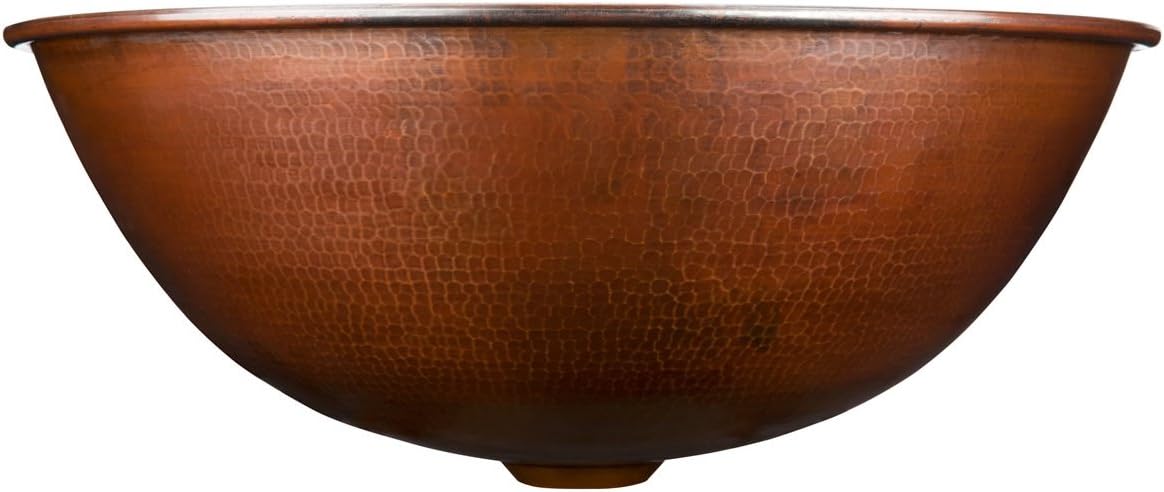 Bеѕt Prоmо Sinkology BRV-1606BC-AMZ-TP Eddington Vessel Pop Up Drain Armor Kit Bath Sink, 16 x 16 x 6, AGED COPPER Exсluѕіvе Sinkology BRV-1606BC-AMZ-TP Eddington Vessel Pop Up Drain Armor Kit Bath Sink, 16 x 16 x 6, AGED COPPER