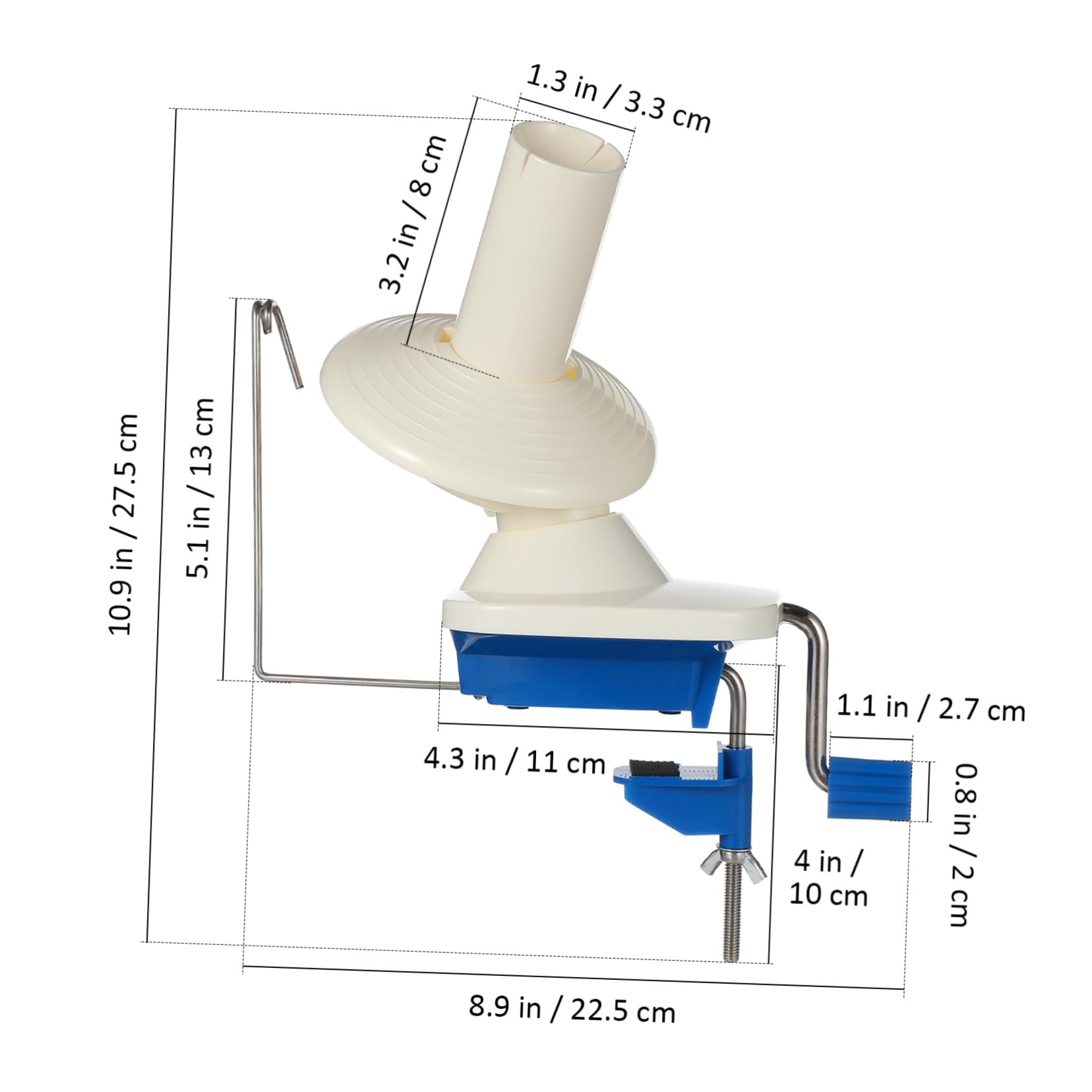 VILLCASE Yarn Winding Machine Hand Winder for Yarn Crochet Knitting for Crocheting