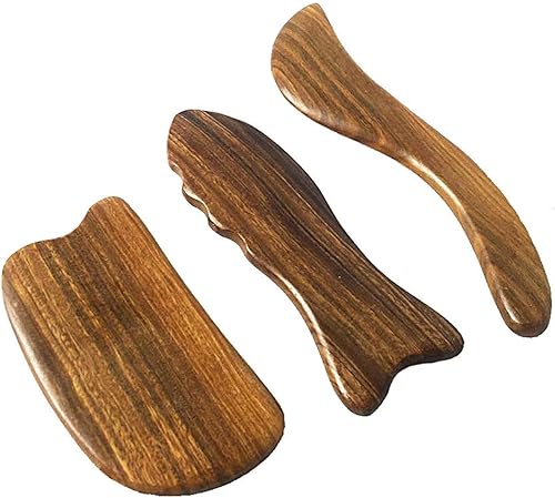 Miniatura 2 de Facial Tools Guasha, tabla de raspado de madera natural seleccionada para acupoint Trigger Therapy Spa, para SPA, herramienta de cuidado de la piel