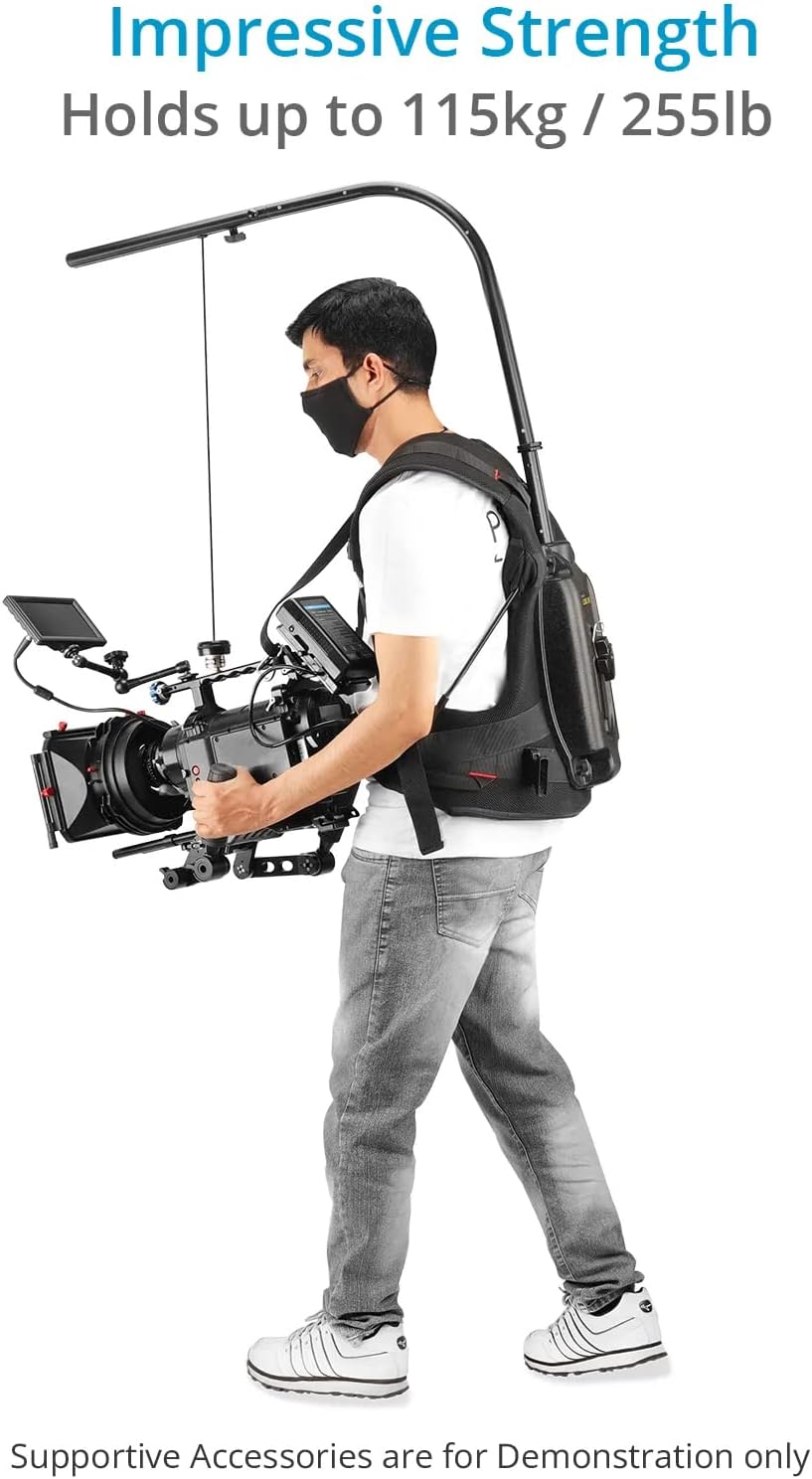 FLYCAM Quick Release Camera Hook for Flowline Body Support Rigs– Quick-Release Head, Four-Ball Studs. Payload up to 25kg/55lb (FLCM-FLN-CH)