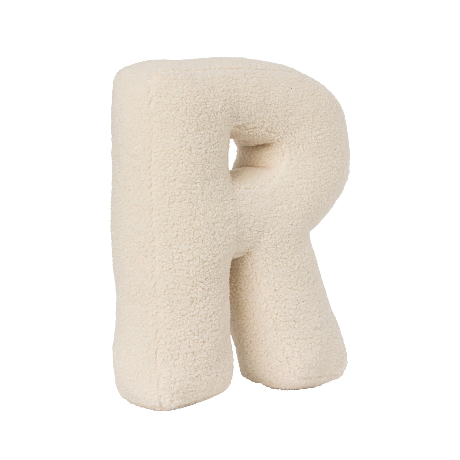 AQCQDQ Buchstabekissen, Kissen als Buchstaben, Waschbar Langlebig Buchstabe Kissen, Kuschelkissen Kinder Buchstabeform Dekokissen Kopfkissen Zierkissen, Kuschelige Kissen Buchstaben (R,40x35x10 cm)