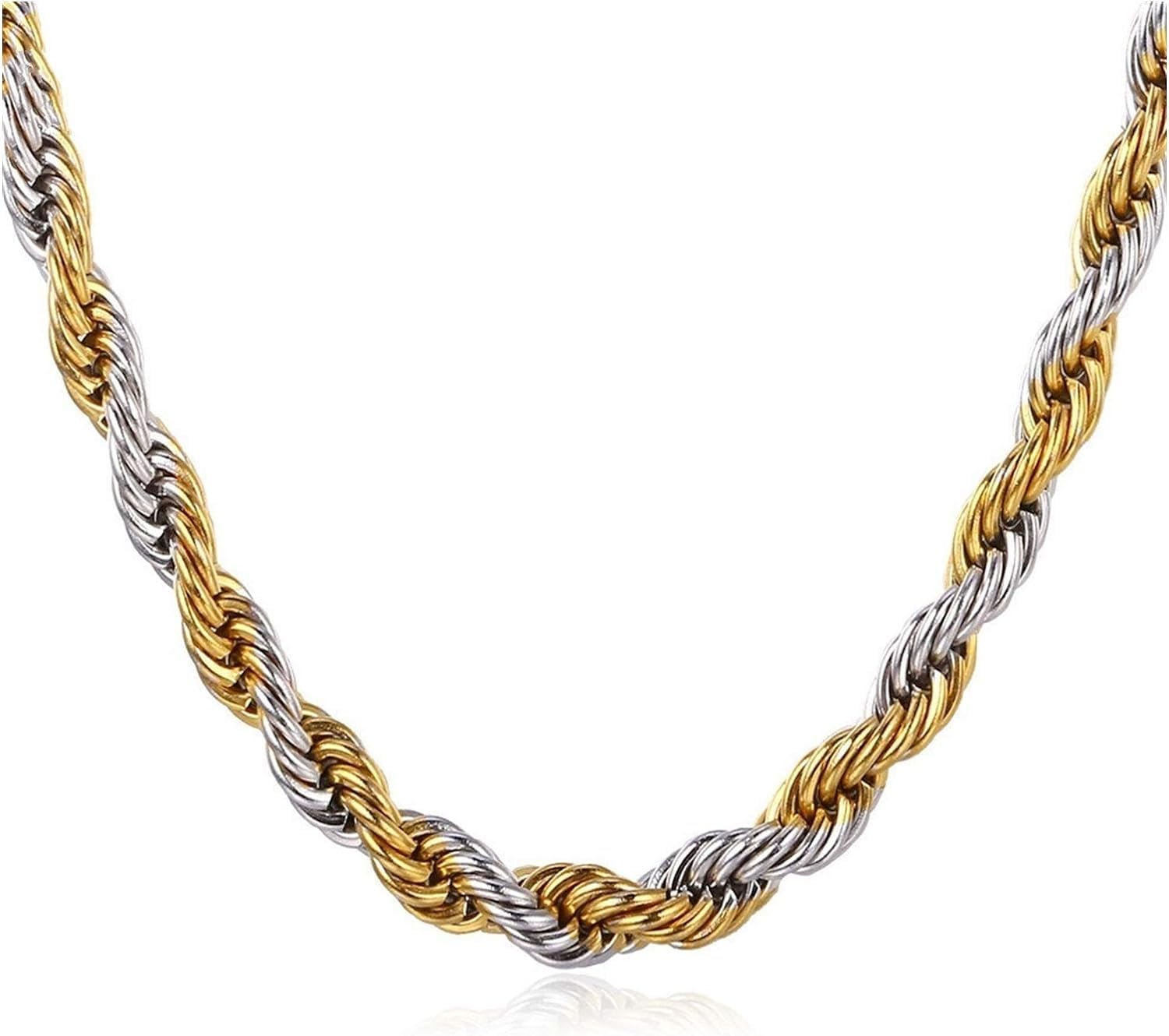 silver chain for men combo necklace for men gold chains for men neck chain for men chain for boys men mens chain Stainless steel stylish long chains Locket Pendant golden chain fashion-358-image-44