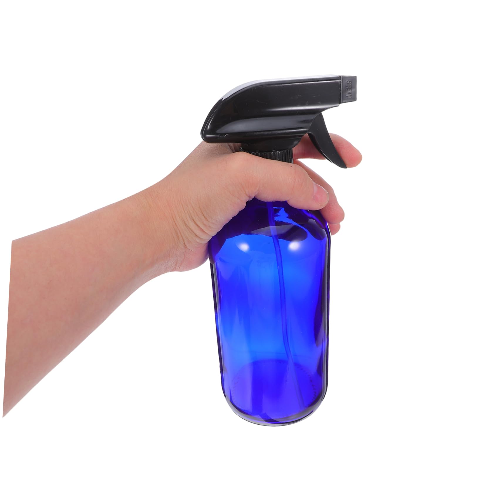 Bottiglia Spray in Vetro 500ml Pompa 2 Pezzi, Contenitore per Profumo e Cosmetici, Leggero e Riutilizzabile, per Viaggi Donne