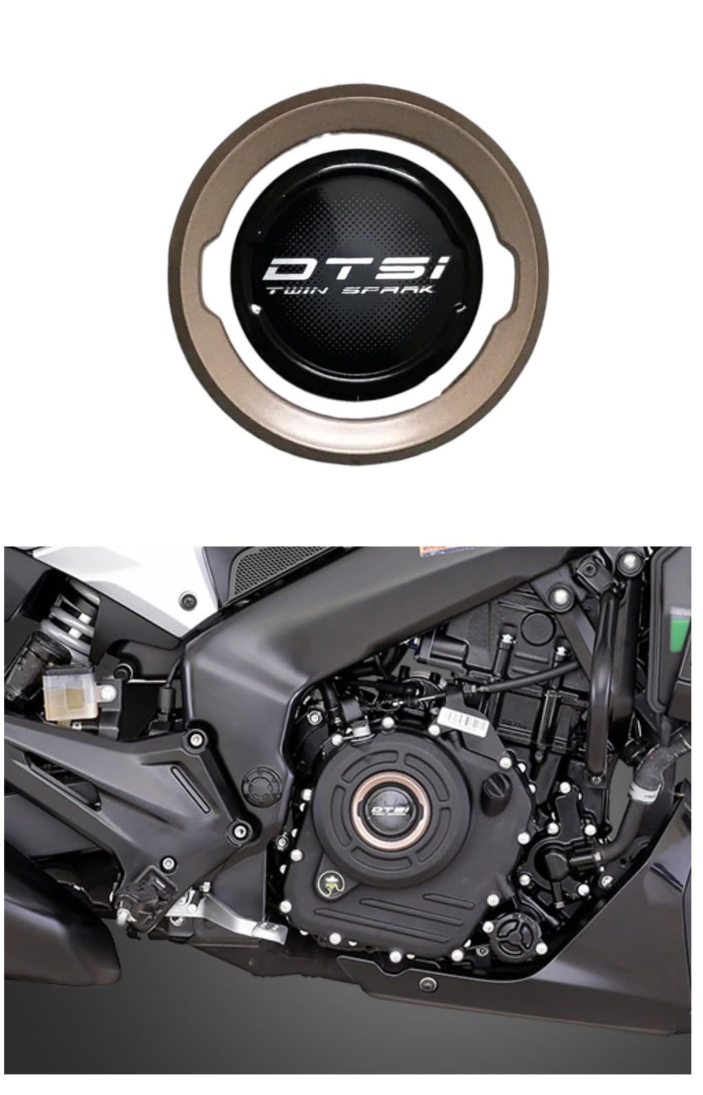 PHITO New Bike Fancy Engine Side Mono Kit Stickers Compatible for DOMIN-r400/200LOGO03