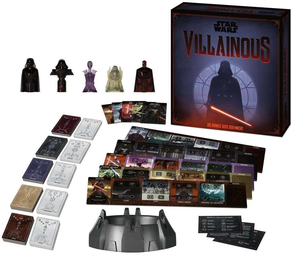 Ravensburger 27491 Star Wars Villainous The Dark Side of The Force, German Edition of Strategy Game from 10 Years for 2-4 Players, Star Wars Board Game, Star Wars Gift
