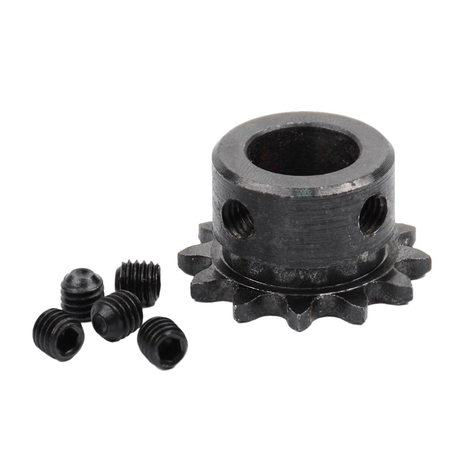 Bevel Gear Pinion Hardware Mechanical 1pcs 04C Chain Gear Steel 12 Teeth Industrial Sprocket Wheel with Top Wire Bore 5mm 6mm 8mm 10mm 12mm(12mm)