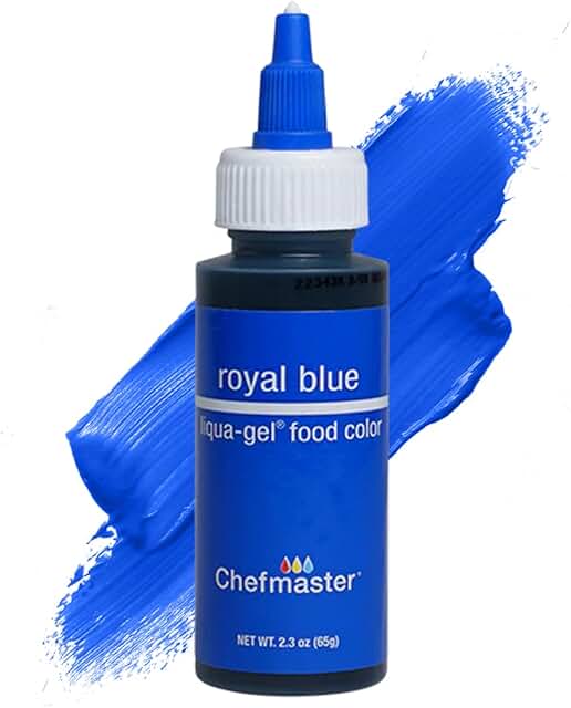 Chefmaster Royal Blue Liqua-Gel® Food Coloring | Vibrant Color | Profes...