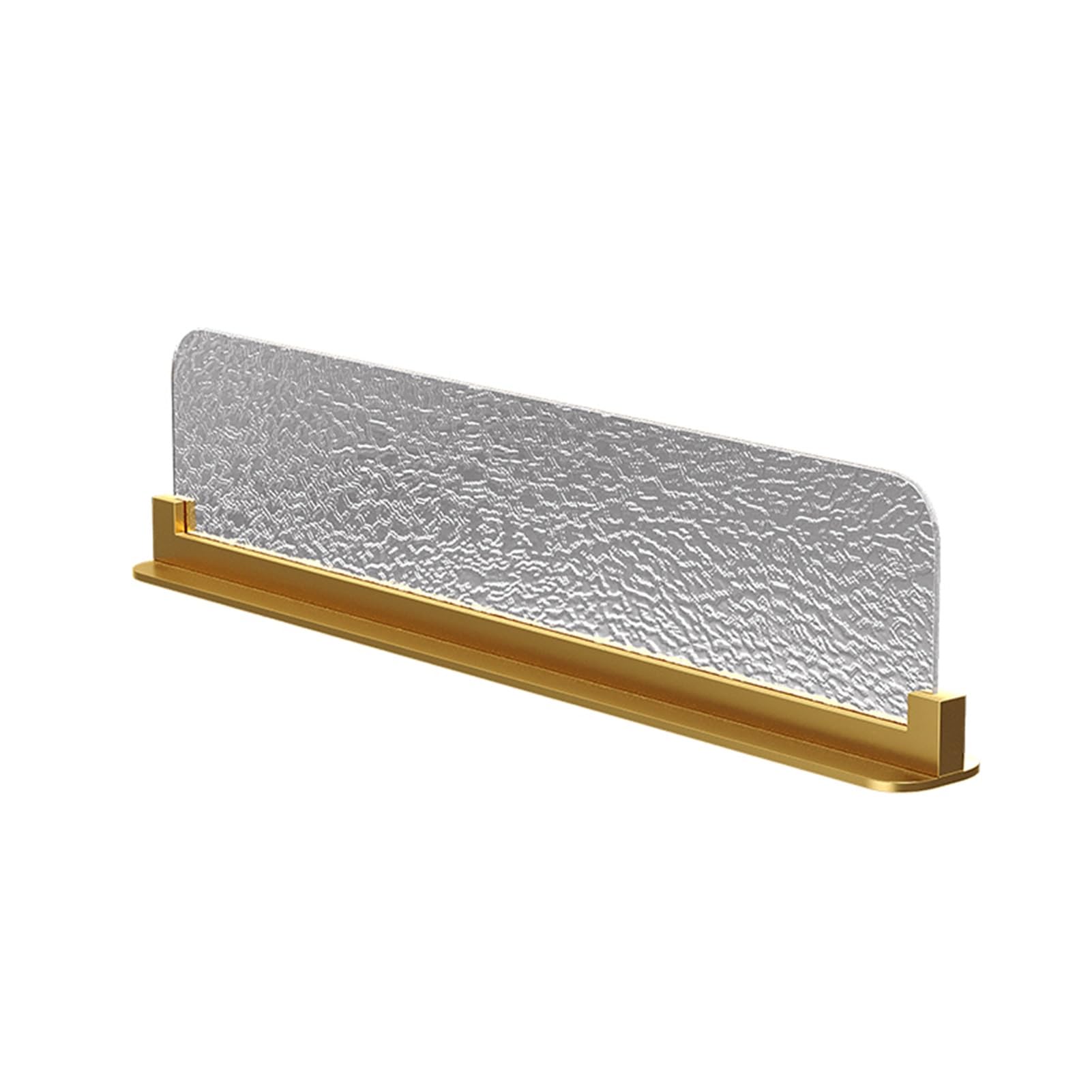 Hylwsxvp Gold Iron Restaurant Privacy Dividers Commercial Countertop Partitions & Low Fences For Dining Areas Hotels & Bars 30X90cm (11.8X35.43in) Enhance Guest Comfort & Safety