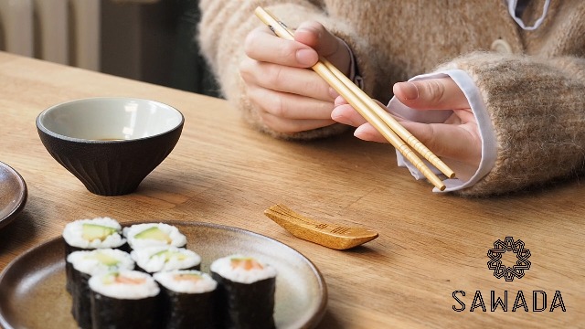 Supporto Per Bacchette Giapponesi Con Design A Pesce - Portabacchette In Porcellana - Foto 6