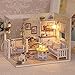 Flever Dollhouse Miniature DIY House Kit Creative Room with Furniture for Romantic Artwork Gift(Kitten Diary)