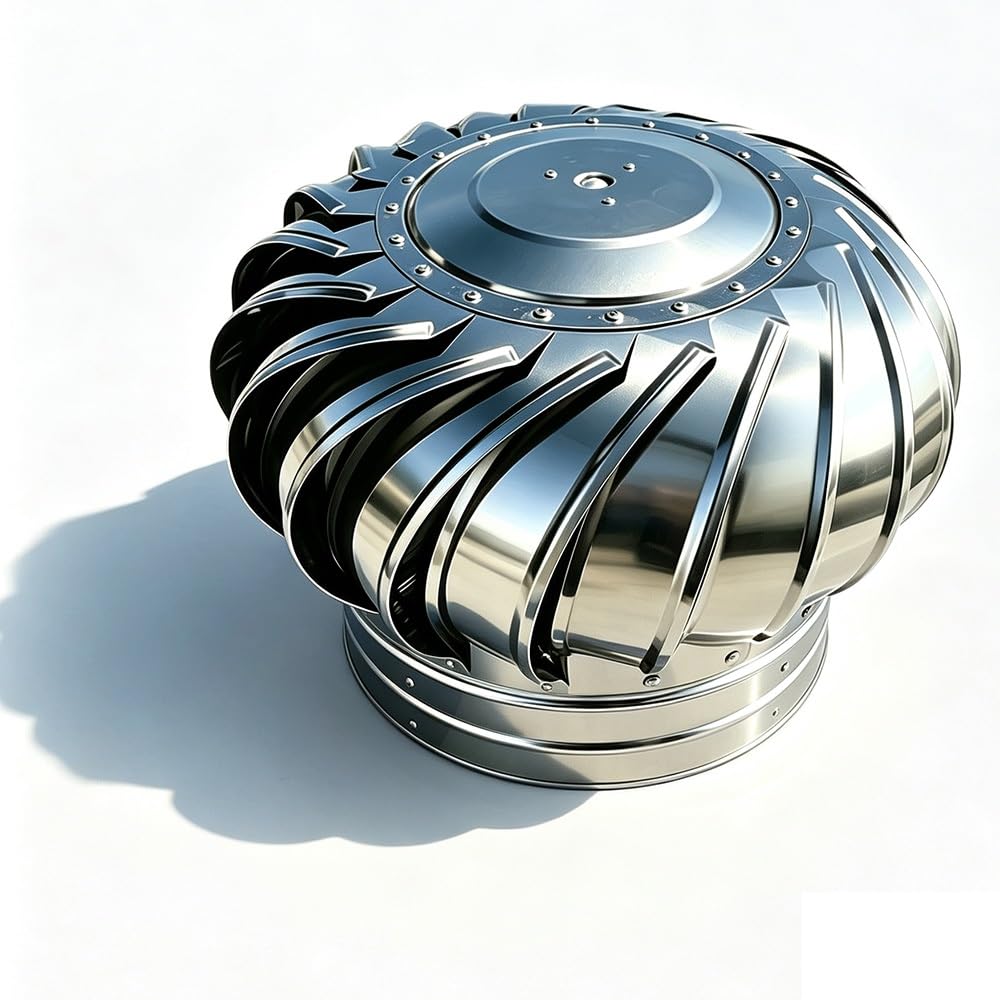 SVBVRFEEW Turbine Roof Vent Cap Chimney Cowl Roof Ventilator Wind Turbine