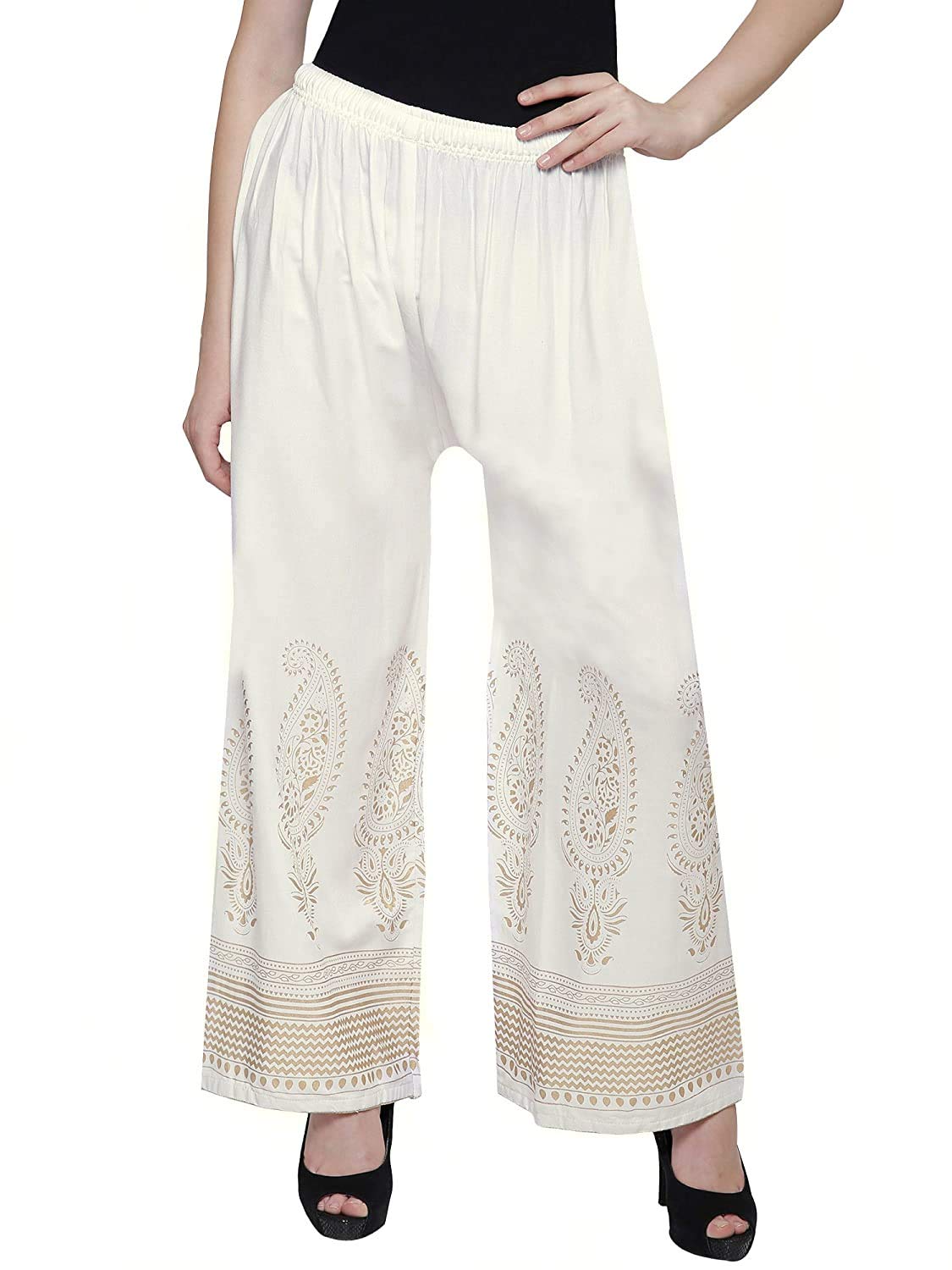 srisaras Women's Loose Fit Palazzos-picture-30