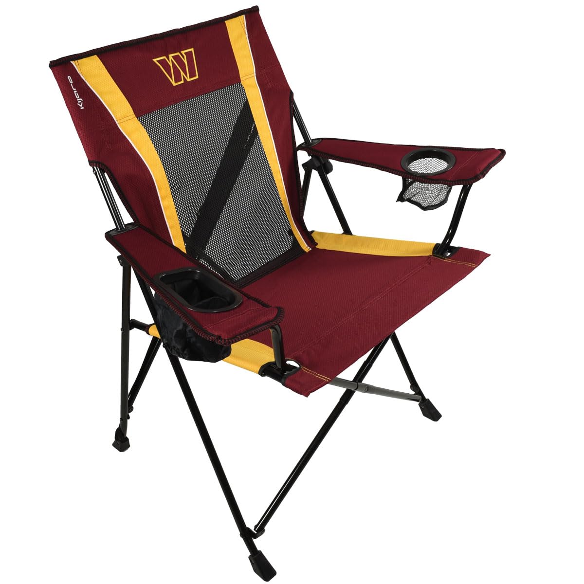 Kijaro Sports Fan Folding Chair, 26" L x 35.5" W x 37" H, Washington Commanders