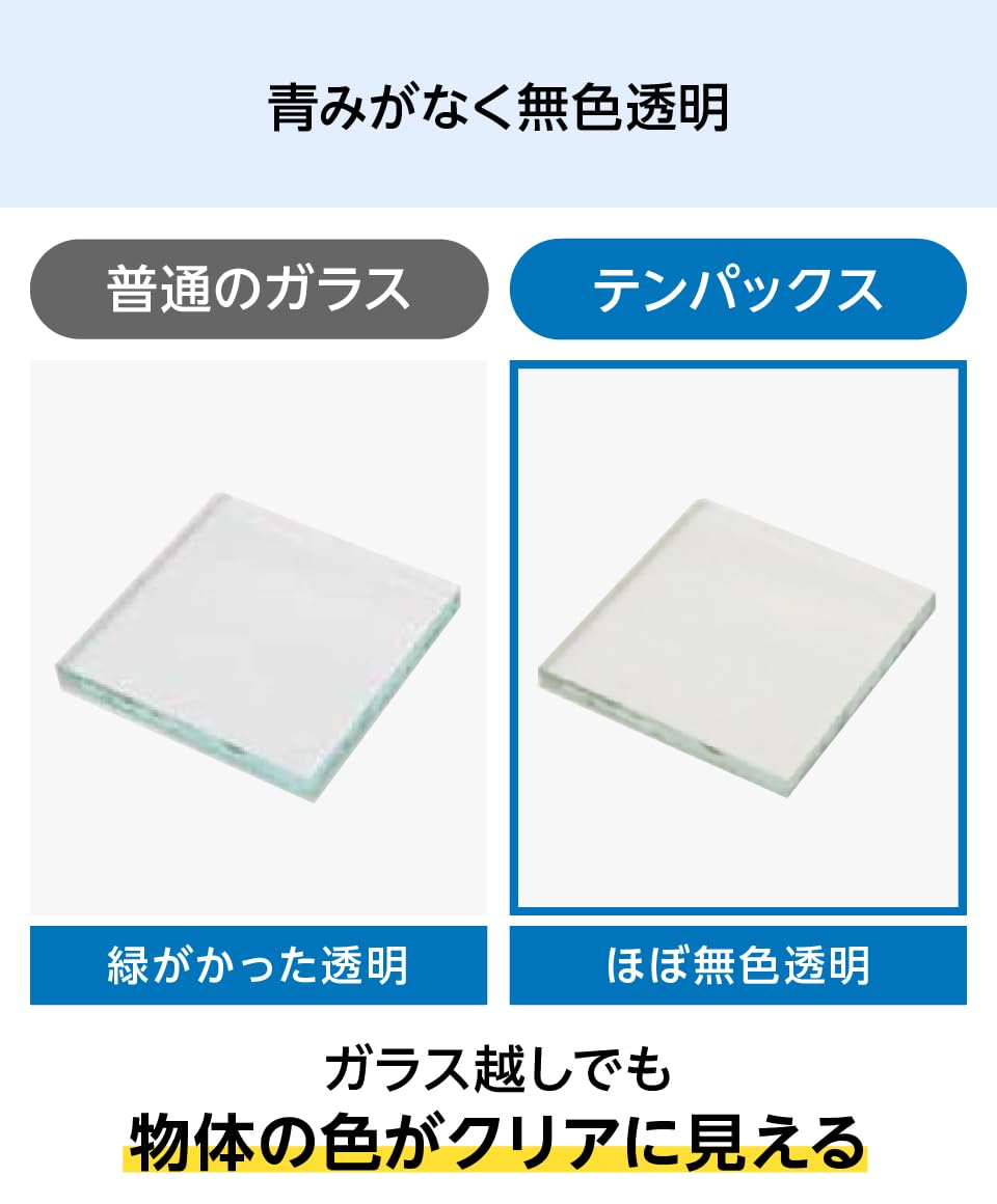 Amazon | オーダーガラス板.com 耐熱ガラス 500℃タイプ テンパックス