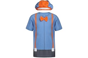 Blippi Boys' Roleplay T-Shirt and Hat Set: Dress Like Your Favorite YouTube Star
