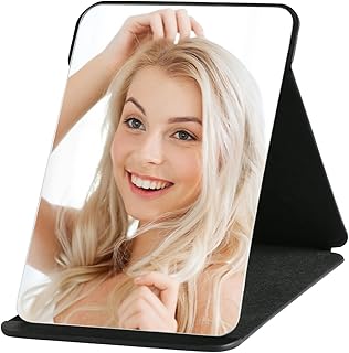 Comprar Espejo Plegable de Mesa Portátil para Maquillaje, Viajes, Dormitorio, Baño y Oficina