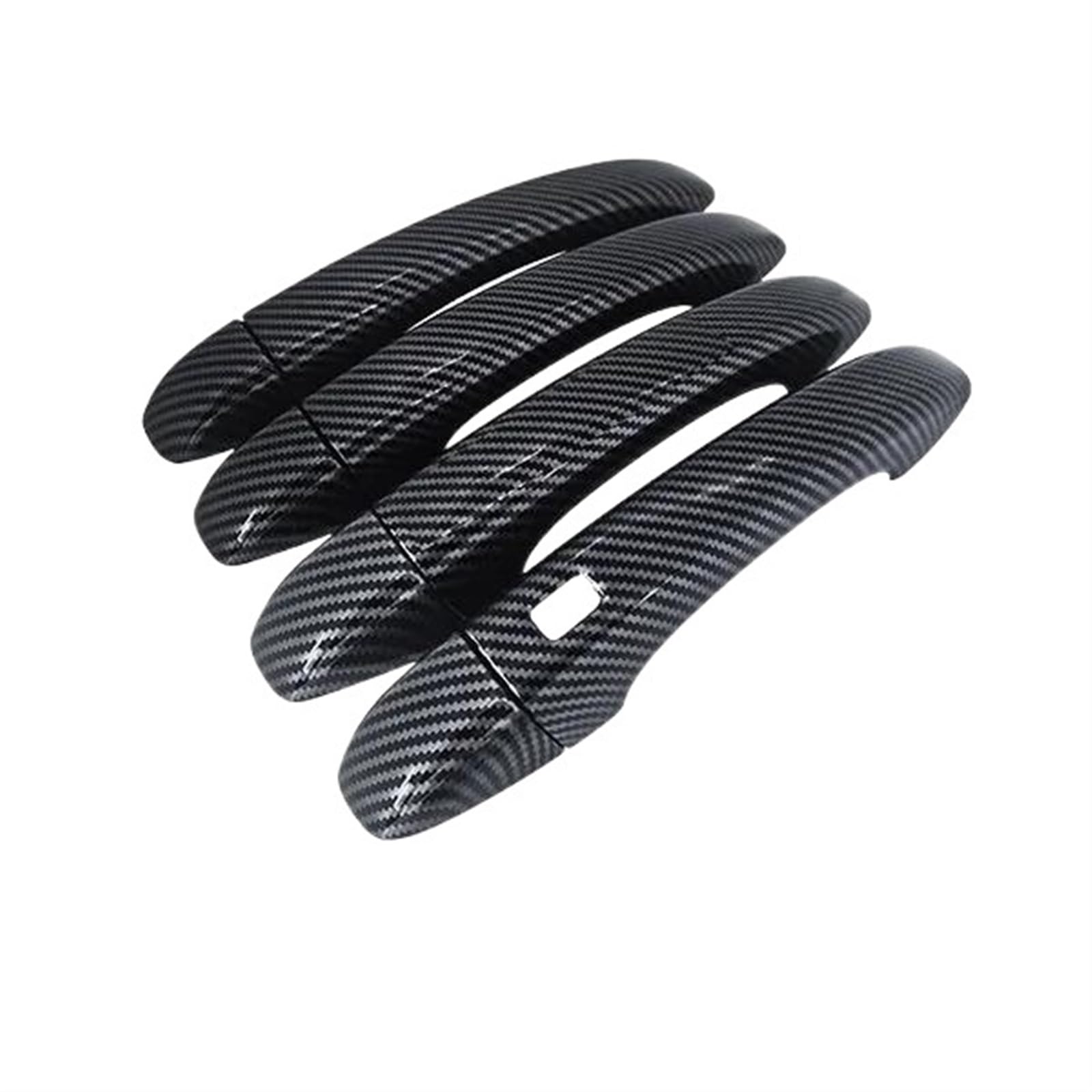 Lzbzhb 4Handle 1 Button Car Exterior Outsidedoor Handle For Austral 2022 2023 Car Exterior Decorate Protective Film Accessories Stickers Carbon Fiber Sturdy Door Handle Cover(4Handle 1 Button)