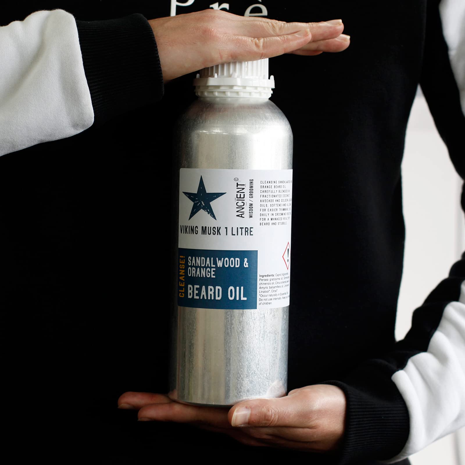 1 Litre Beard Oil - Spartan Hero - Stan!