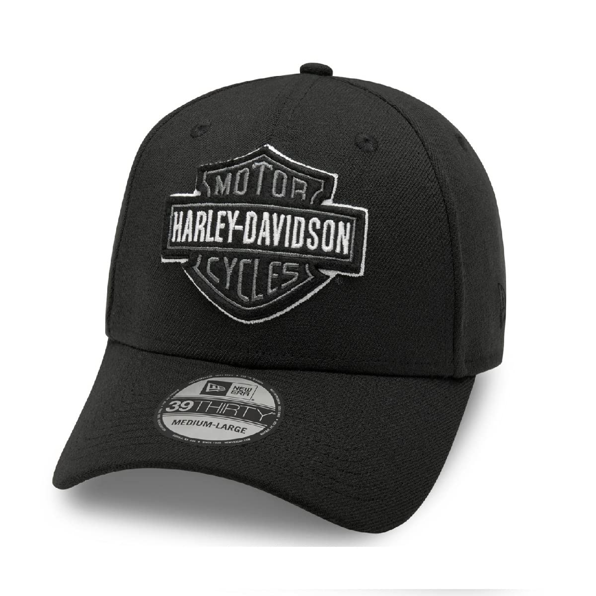 HARLEY-DAVIDSON Casquette de baseball pour homme Bar & Shield Moto Cappy Biker Casquette de baseball en coton avec bande élastique