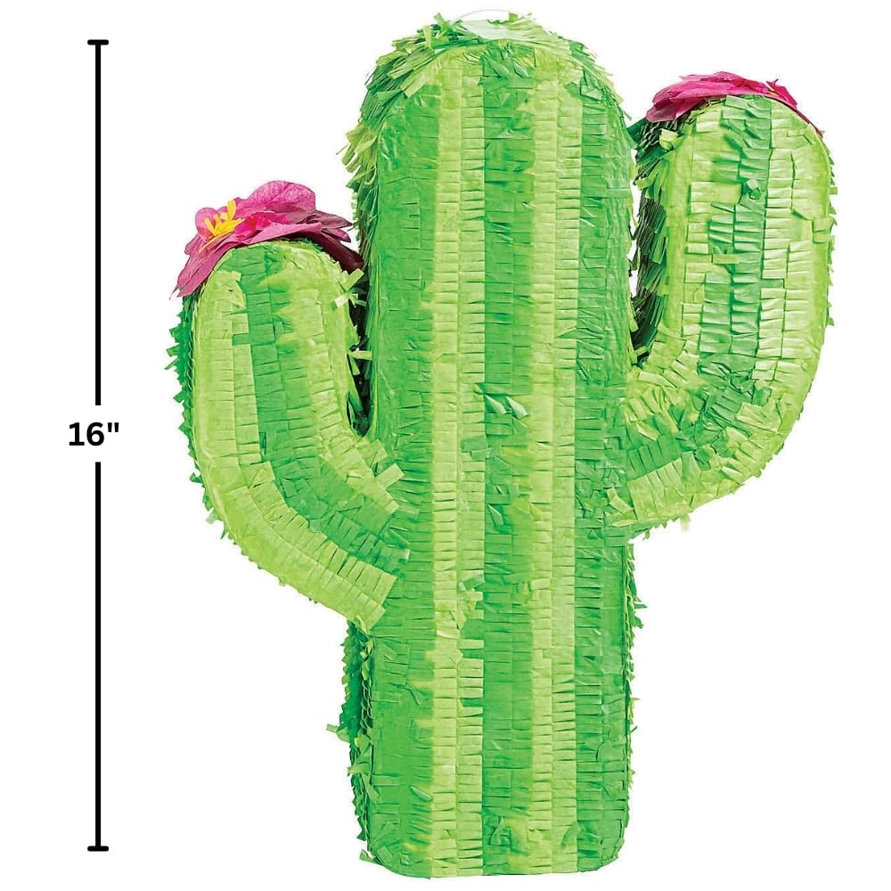 FIESTA CACTUS PINATA - Party Decor - 1 Piece