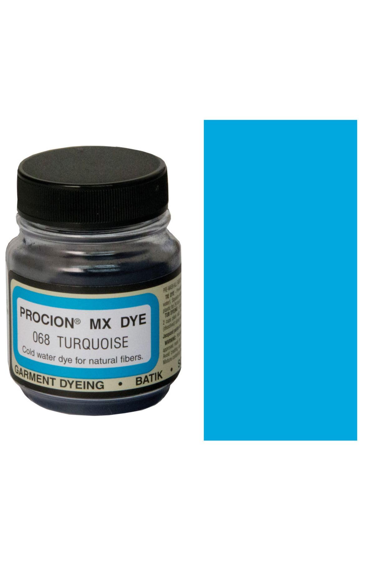 Jacquard Procion MX Fiber Reactive Dye (Turquoise) - CC# 068 (2/3 oz.)-picture-23