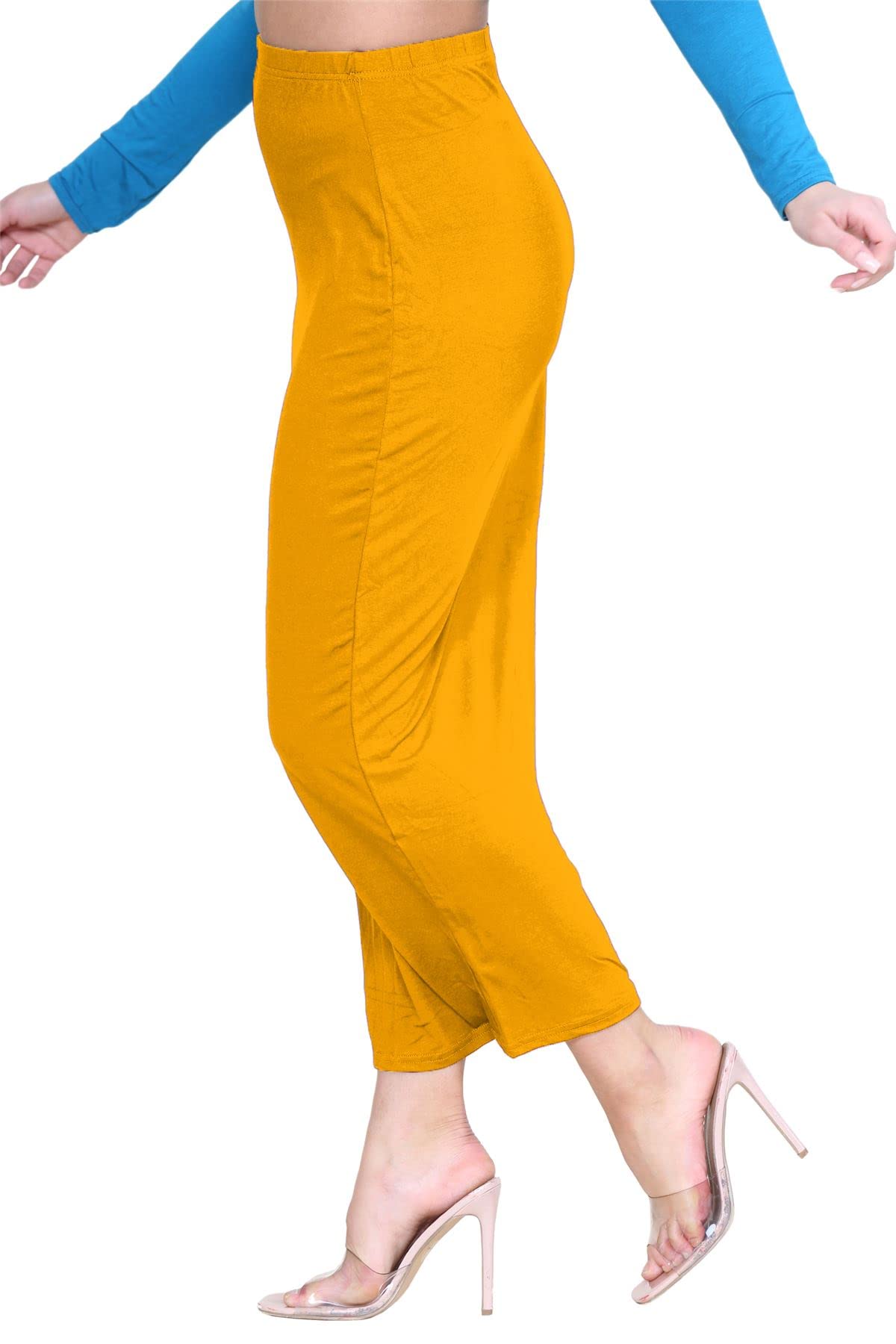 Hamishkane Women's Mustard Hamishkane® Skirts Elasticated Waist, Casual Summer Midaxi Skirts Uk, Plain Bodycon Tube Maxi Skirts, Soft Jersey, Midi Skirt Long Pencil Skirt