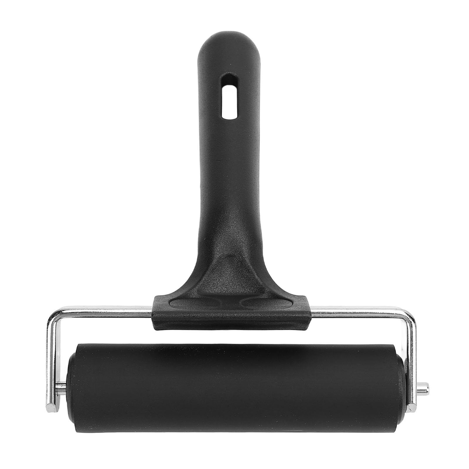 Rubber Brayer Roller Portable Press Roller Tool Printing Inking Block Paper Crafting Stamping Scrapbooks 10cm