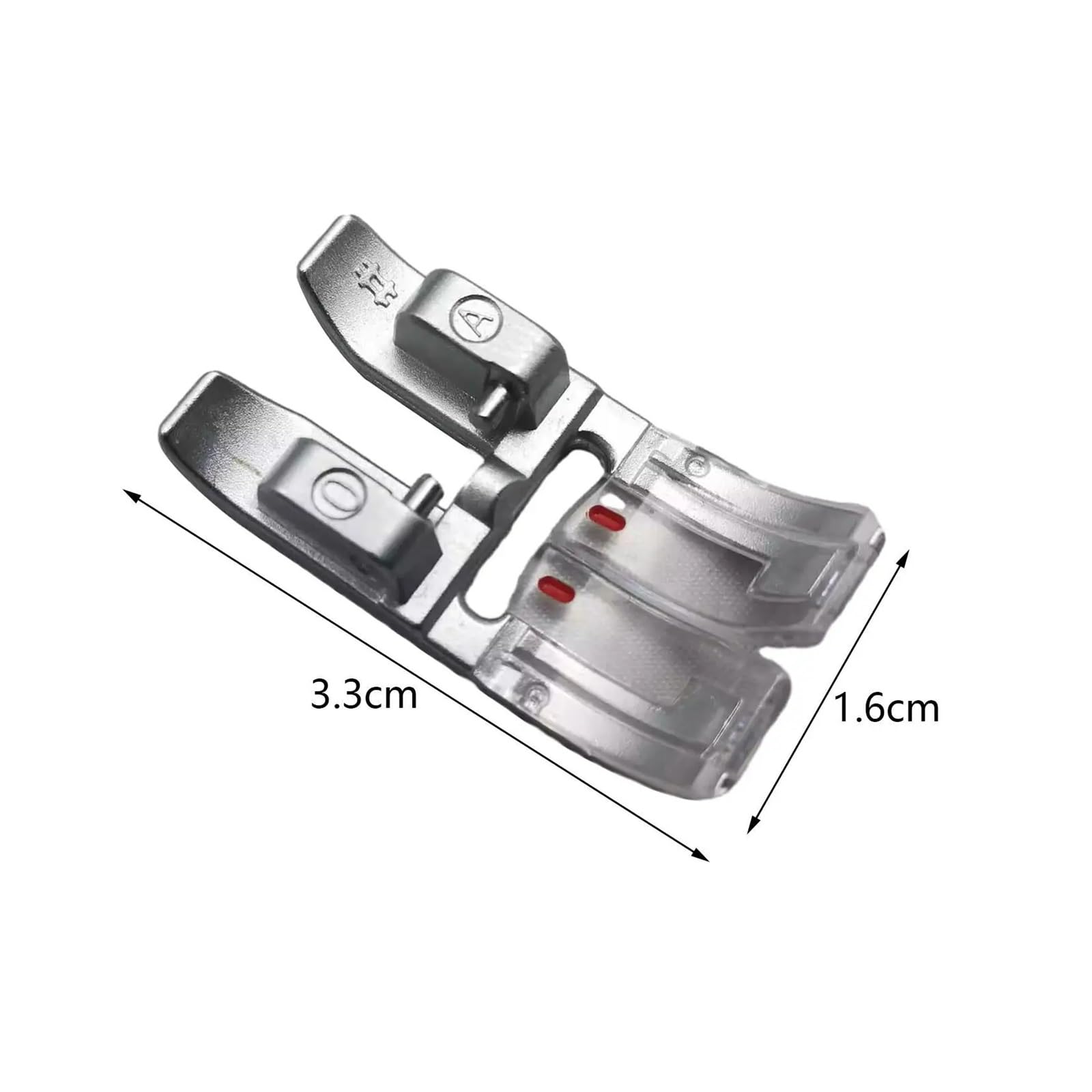 Piedino premistoffa, compatibilità for la cucitura Pfaff di linee rette punto bordo parte guida regolabile decorativa
