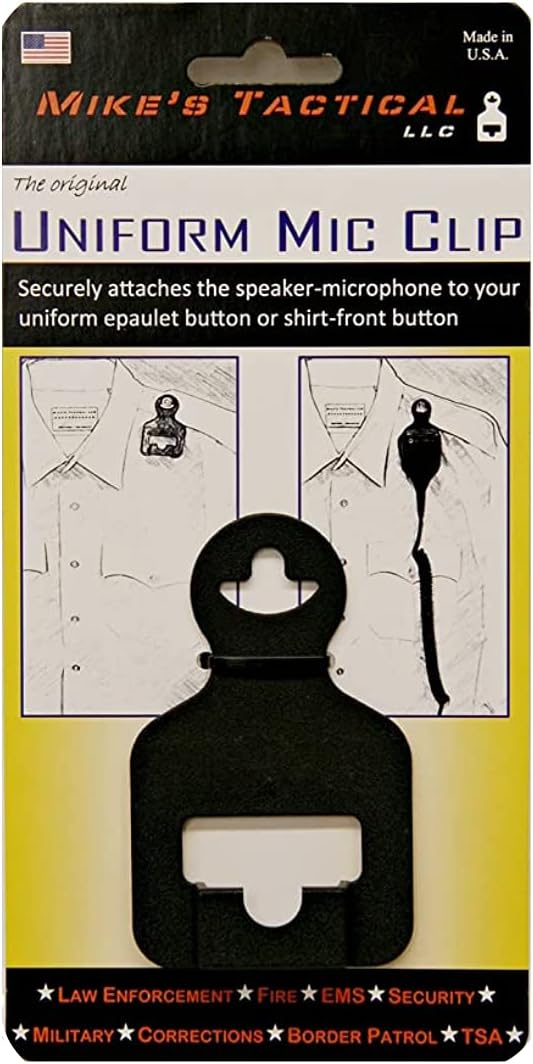 Uniform Mic Clip - Microphone Retention Device