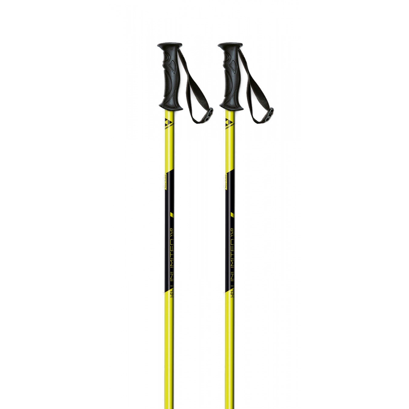Fischer Unlimited Bastones de esquí, color amarillo, negro/amarillo, 130