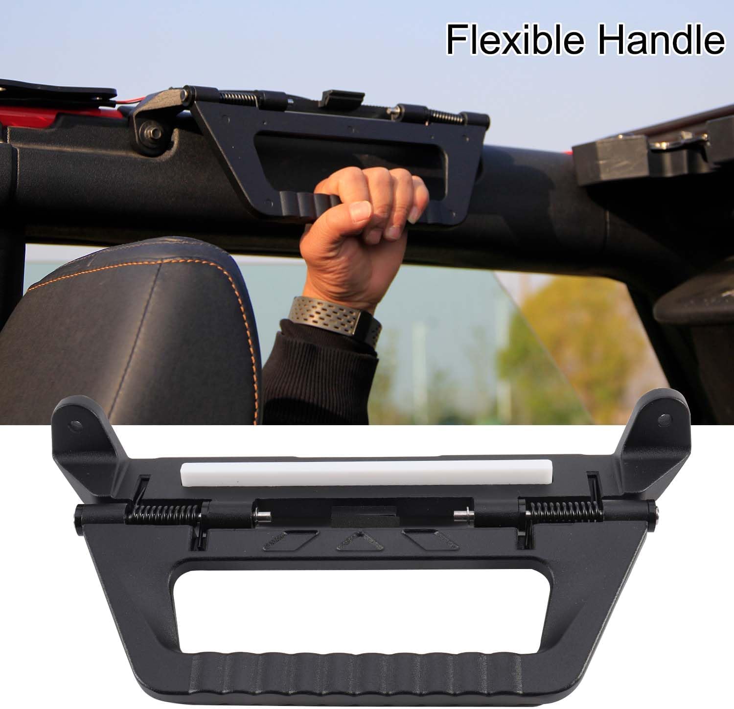 Grab Handles with Lights for Bronco 2/4 Door 2021-2026 Lighted Grab Handles | Not for Sport, Front Dome Lights, Flexible, Easy Installation