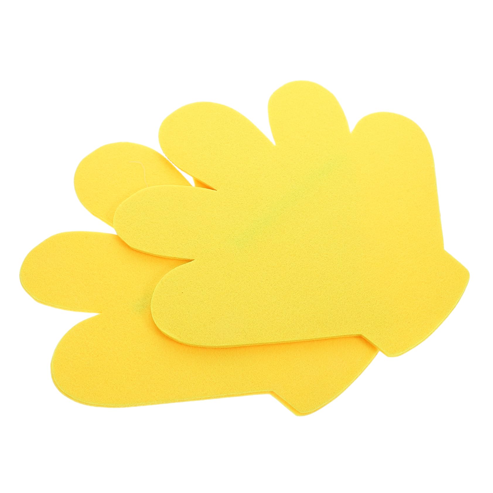 ibasenice 2pcs Hand Pom Poms Cheerleading Gloves Felt Flowers Sports Themed Party Supplies for Kids