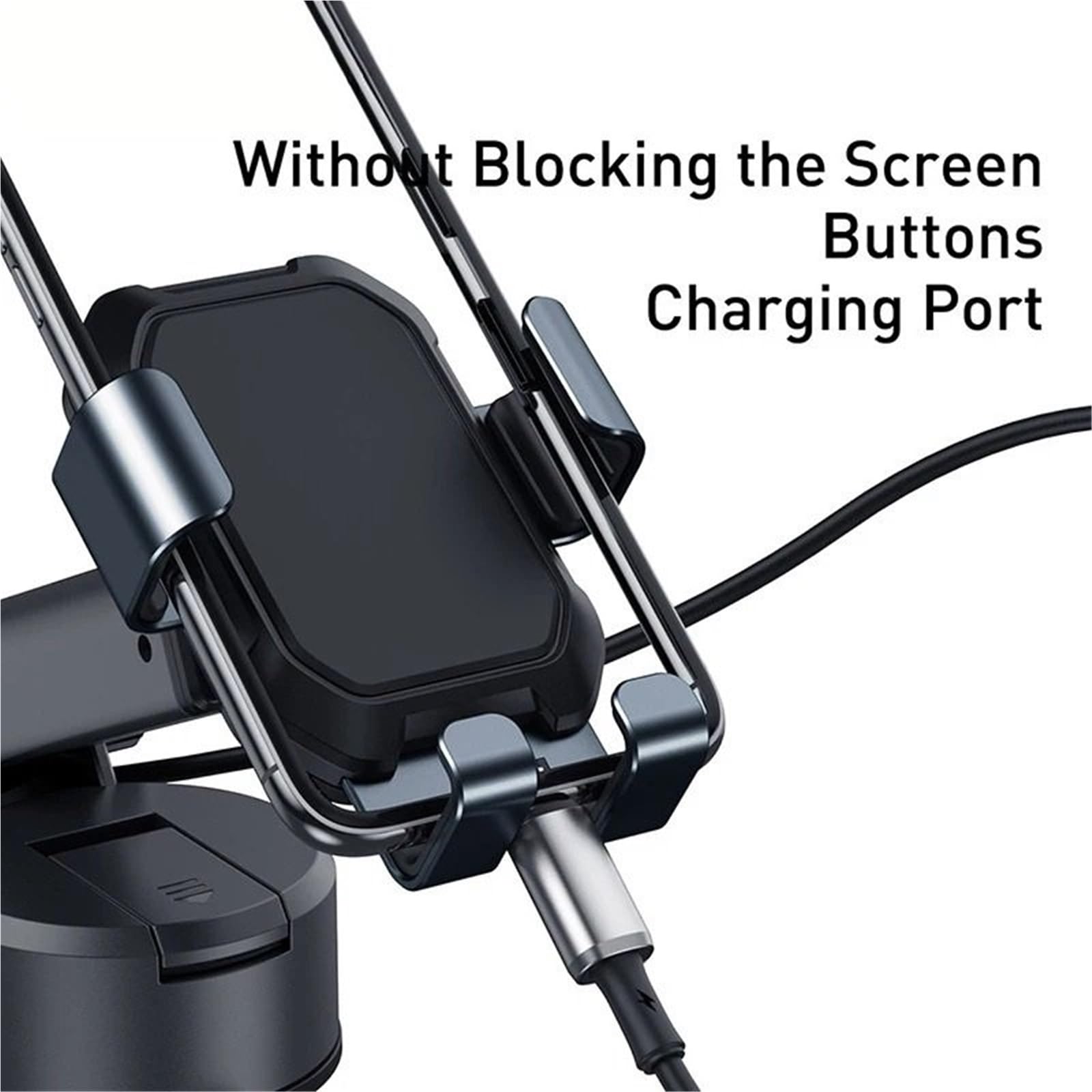 Soporte Movil Coche Supporto Telefono Auto Supporto per Telefono da Auto Gravity con Ventosa, Supporto Universale Regolabile per GPS da Auto per iPhone 12 PRO Max
