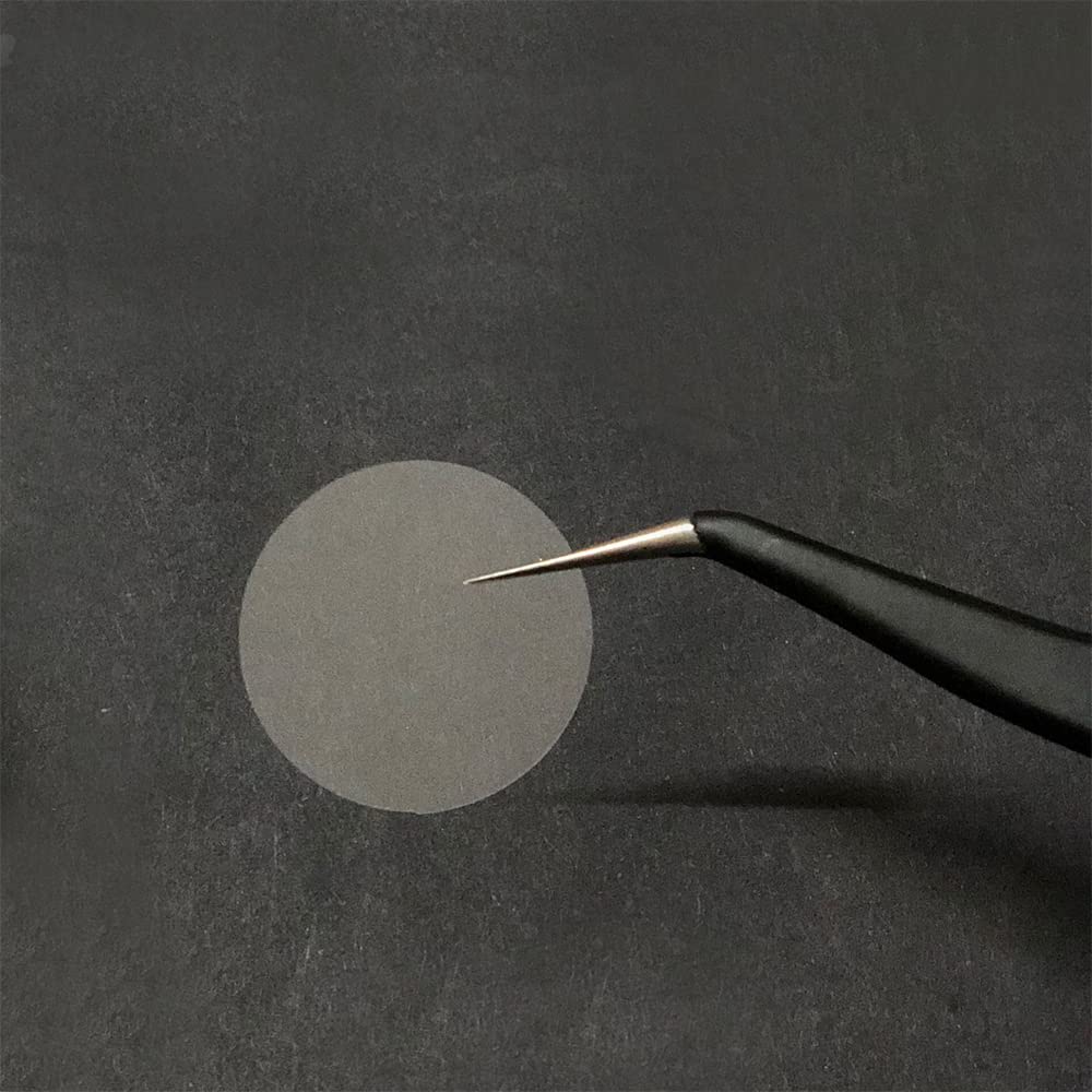100 pièces 60 70 80 90 100mm Grand Microscope Rond Verre lamelles de Couverture Couvercle en F préparation des Lames d'échantillon(90mm)