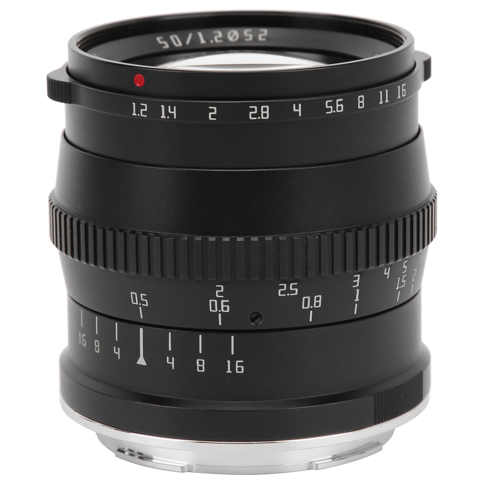 KIMISS 50mm F1 2 L Mocowanie Ręczne Ustawianie Ostrości Obiektyw o Dużej Przysłonie do Aparatu SL SL2 SL2S Czarne Szkło Optyczne ze Stopu 485g